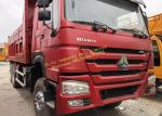 HOWO 375 Second Hand Dumper Truck / 10 Tires Used Tipper Trucks Diesel Type