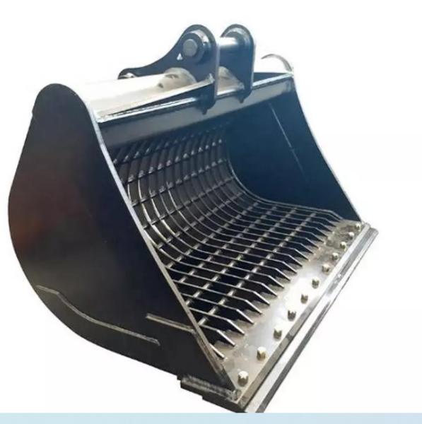 Resistance Excavator Skeleton Bucket Customized Logo Color Sieve Grid Buckets