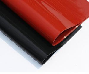 China Red, Black Silicone Sheet, Silicone Rolls Sized 1-10mm X 1.2m X 10m on sale
