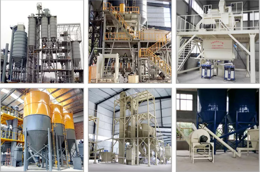 Ready Drymix Mortar Plant Tiles Silica Sand Packing 25T Day