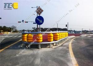 China Yellow Rolling Guardrail Barrier For Accident Car Transportation Facilities on sale