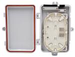 8 Core fiber optic termination box SC / LC / FC Fiber Optic Box ABS Optic Box