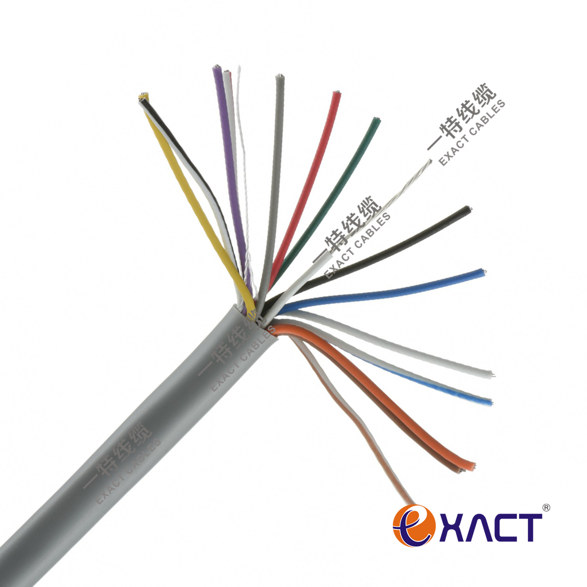 16 Core PVC Insulated Stranded Communication Cable with Shielded CCA/Copper/TCCA