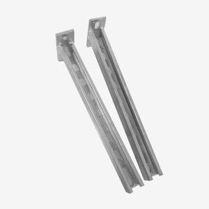 Wholesale 20cm Solar Without Arm Unistrut Cantilever Brackets Seismic Strut Channel Bracket from china suppliers
