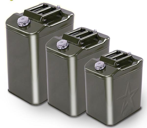 Green Steel Cold Rolled Plate Gasoline Fuel Container 5 L 10 L 15 L 20 L 30 L