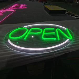 Wholesale Manufacturer customization hanging business neon store led open sign from china suppliers