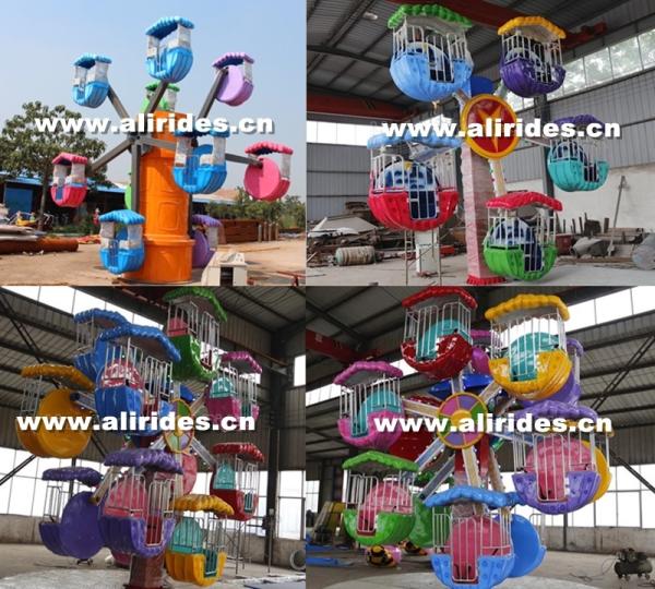 Attractive children games funfair rides mini ferris wheel/ amusement park