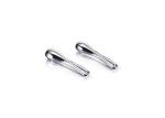 Metal silver eye cream massage spatula for applying eye cream, serum and facial