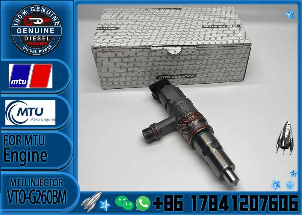 001010695 Quality goods common rail diesel injector VTO-G260BM For DDC/MTU 4000.01 VTO-G283BD