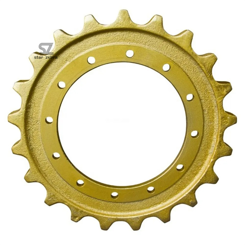 VOLVO EC80D Four Rounds Chain Rail Supporting Wheel Drive Tooth Guide Wheel Tensioning Device for Various Applications
