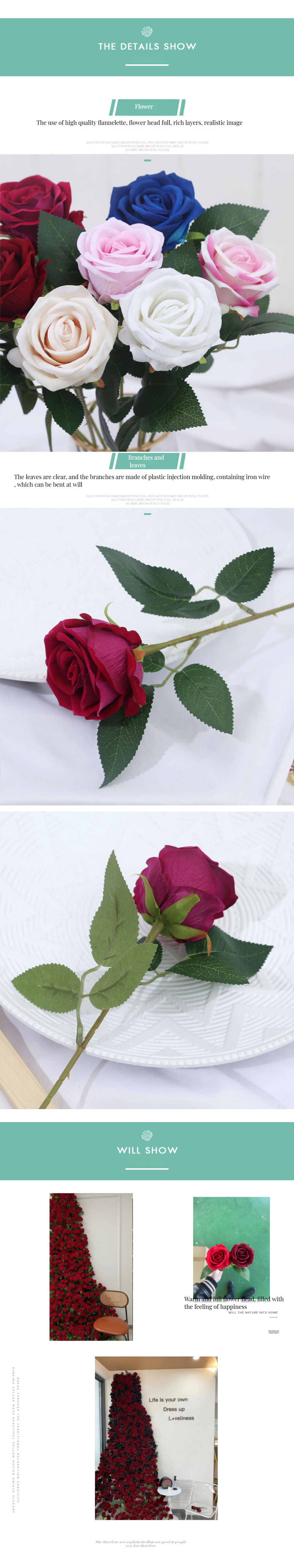Autumn Home Table Decoration Beautiful Colorful Simulated Hydrangea Photography Props