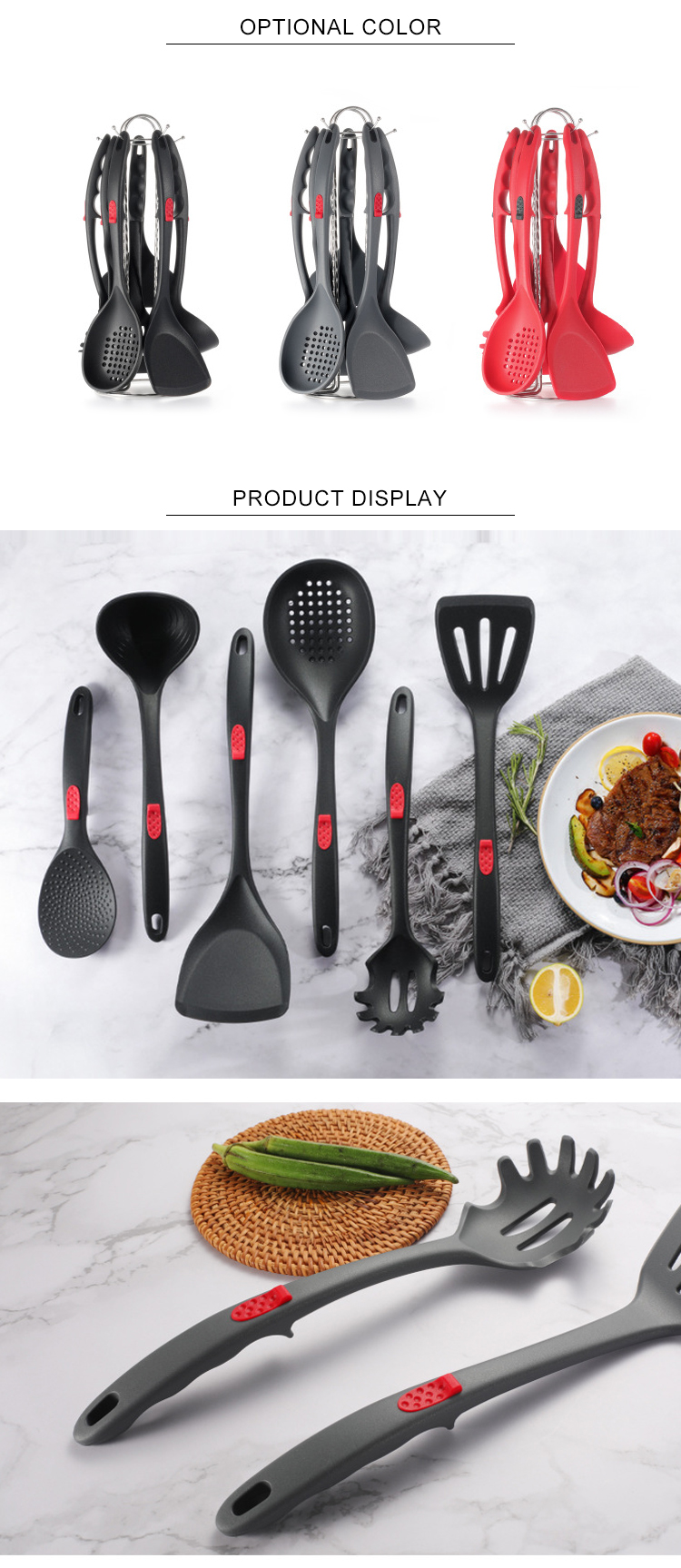 7pcs Silicone Kitchen Utensil