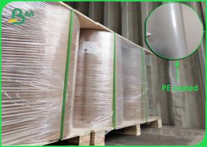 Wholesale Roll Brown Kraft Paper PE Coated Single Side 80gsm from china suppliers