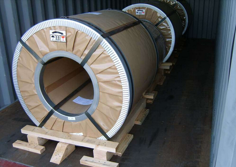 1% Nickel Grade 201 Stainless Steel Coils , Cold Rolled 1250mm Width
