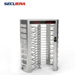 Full Height Security Electronic Fingerprint Reader Single Channel Turnstile