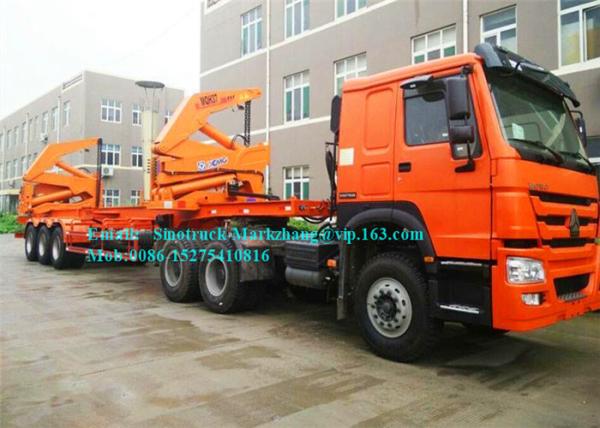 10 Wheeler 20ft 40ft Container Side Lifter / Container Side Loader Trailer ISO