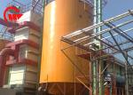 Corrugated Hot Dip Steel Grain Silo Galvanized Steel Material Temperature