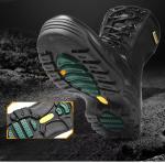 High-quality men's waterproof shoes mid-tube wear-resistant cowhide tactical