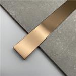 Decorative metal brass stainless steel carpet edge trim marble tile trim