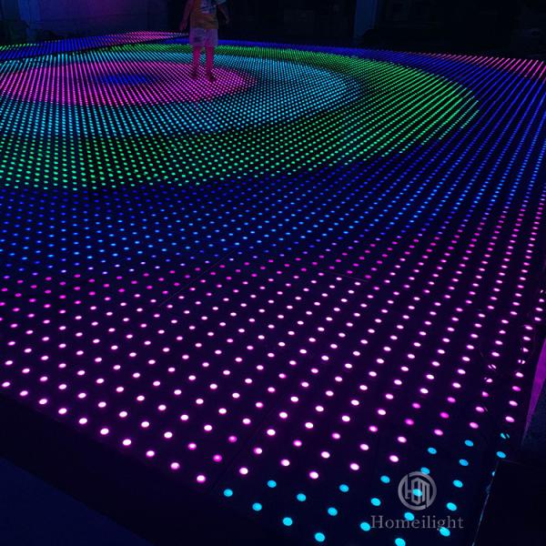 Colorful LED Video Dance Floor Tiles for Stage Disco DJ KTV Night Event IP55 60