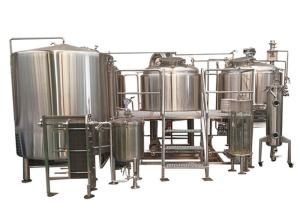 Wholesale 2000L 3 Vessel Brewhouse Fired Direct Heating Manual Beer Brewery Equipment from china suppliers