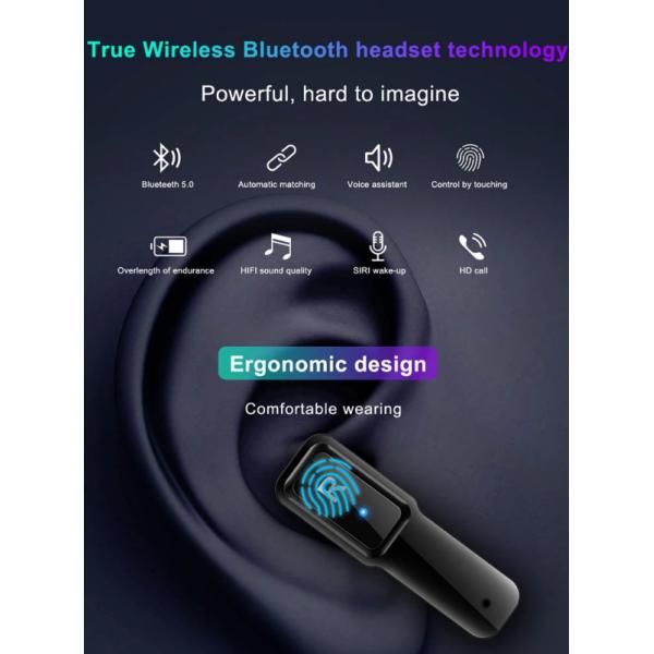 TWS Sport Smart Bracelet 2 In 1 TWS MP3 Ble Band With Earbuds Wristband Health Monitoring