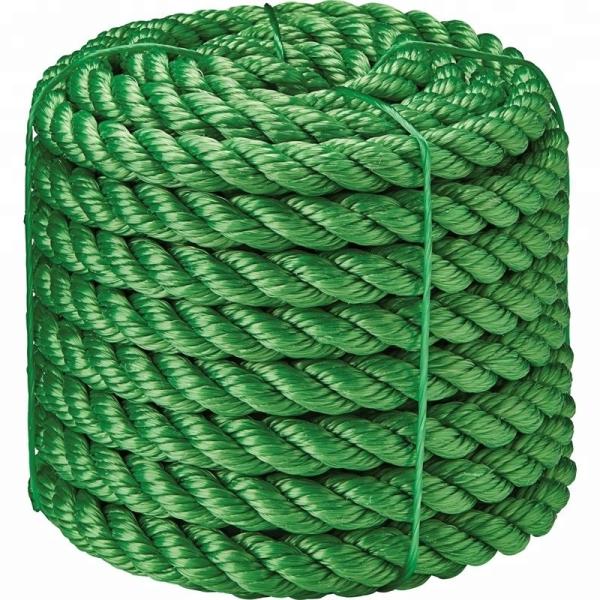 3 Strand Diameter 10mm Green PE Rope Tough and Long-Lasting for Your Business