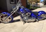 Strong Horsepower 250cc Chopper Motorcycle V - Twin High Compression Ratio