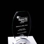 Safe Package Sport Golf Club Customizable Football Medal Transparent Glass