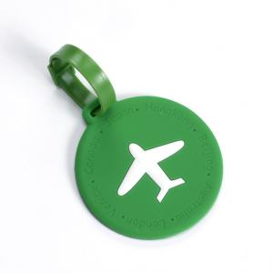 Wholesale Soft PVC Airport Luggage Tag Travel Bag Labels Baggage Handbag ID Tag Suitcase Tag Name Card Holder for Traveling from china suppliers