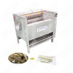 Vegetable Brush Washing And Peeling Machine Cassava Peeling Cleaning Machine