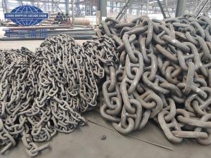 Wholesale 70MM Grade U3 Stud Link Anchor Chain In Stock Black Painted from china suppliers