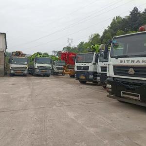 Wholesale Sany Putzmeister Second Hand Concrete Pump Truck With Isuzu Chassis 42m 37m from china suppliers