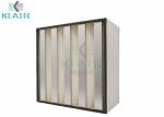 High Air Flow Compact HVAC Air Filters With Galvanized Iron Frame