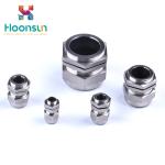 Metric Thread Stainless Steel Cable Gland , Explosion Proof Cable Gland Water