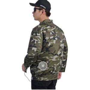 Wholesale Knit Technics Fan Cooled Jacket With Turn Over Collar Zipper Closure from china suppliers