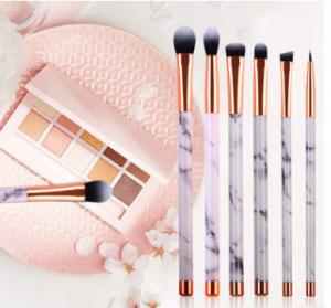 Wholesale High quality marble lines customized hot sell makeup brush with package from china suppliers