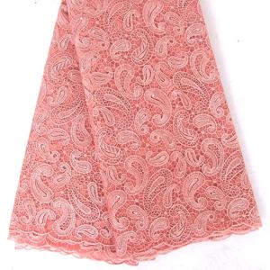 Wholesale French lace tulle net fabric with beads for evening party dress 2016 from china suppliers