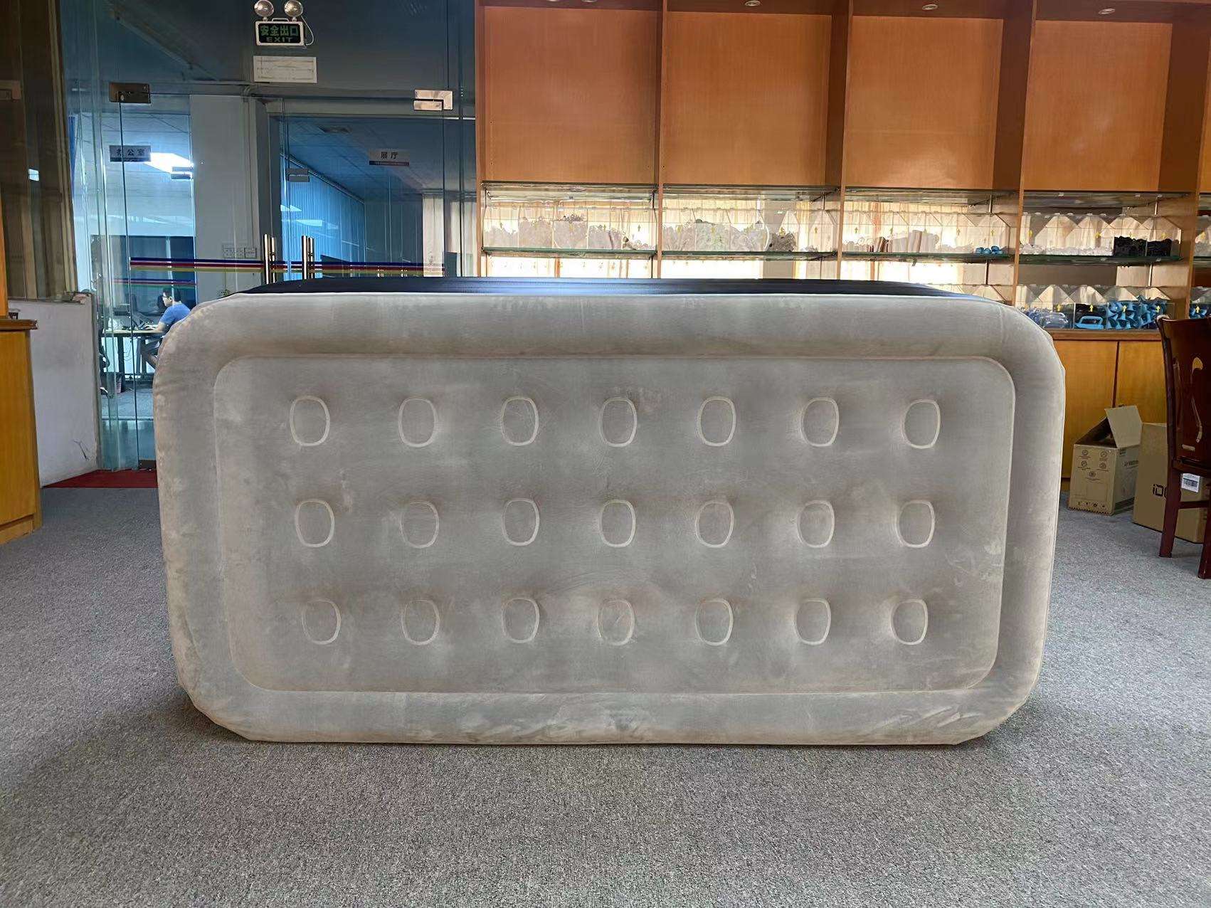 OEM Fold Up Camping Mattress Auto Double Blow Up Mattress With Blower