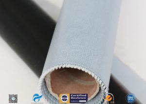 Wholesale 0.5mm 3732 Black Silicone Rubber Coated Fiberglass Cloth For Fabric Expansion Joint from china suppliers