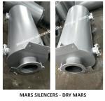 Q235-A carbon steel material marine muffler, marine spark extinguisher, marine