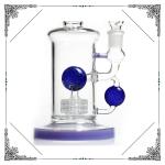 Tyre Percolator Glass Bongs 14.4mm Joint Size Heady Glass Tobacco Pipe
