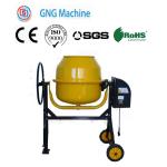 Orange Mini Electric Concrete Mixer ISO 9000 150l Cement Mixer