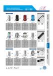 Steel Silver 3802 Car Wheel Lock Nut Set Anti-theft Nut Screw 7/16-20 Fine