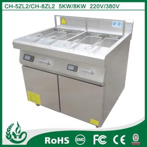 Wholesale 5kw Induction Deep Fryer Oil Filter Machine 800*800*920MM For Kitchen from china suppliers