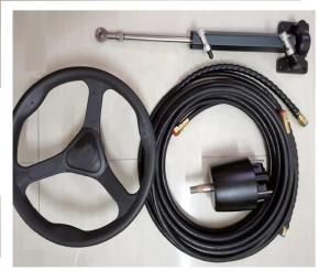 China 150HP Outboard Hydraulic Steering System , 32cm Steering Helm Kit on sale