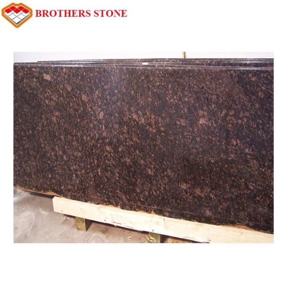Beautiful Polished Granite Stone , Natural Tan Brown / English Brown Granite