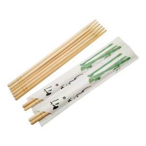 Wholesale Washable Customized Packaging Round Bamboo Chopsticks No Burrs 19.5cm from china suppliers
