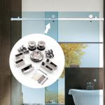 Modern Sliding Shower Door with Competitive and Stainless Steel Barn Door