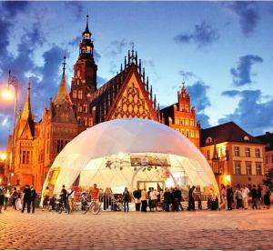 Wholesale 35m Aluminum Structure Geodesic Transparent Dome Tent With PVC Coated from china suppliers